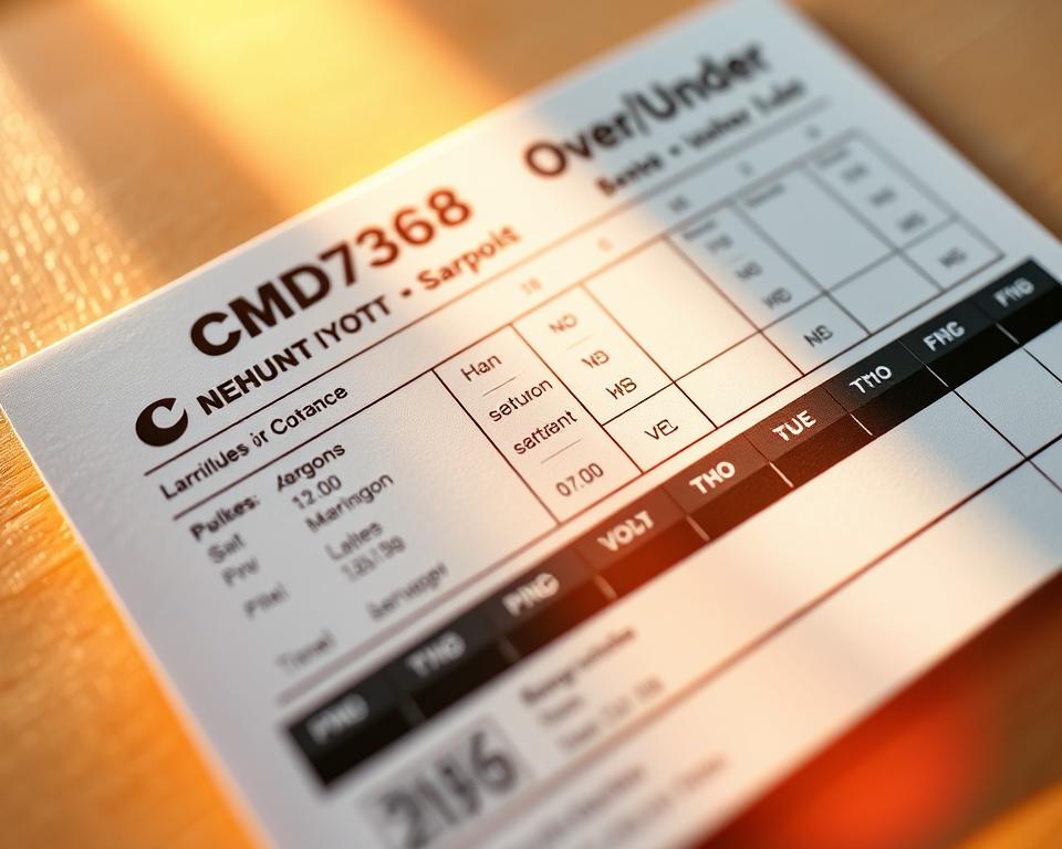 Jenis Taruhan Over/Under CMD368